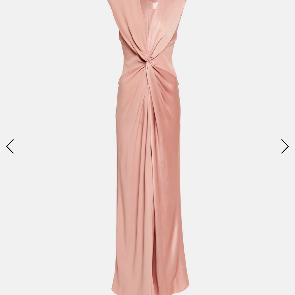 MaxMara Blush Pink Pilard Gown